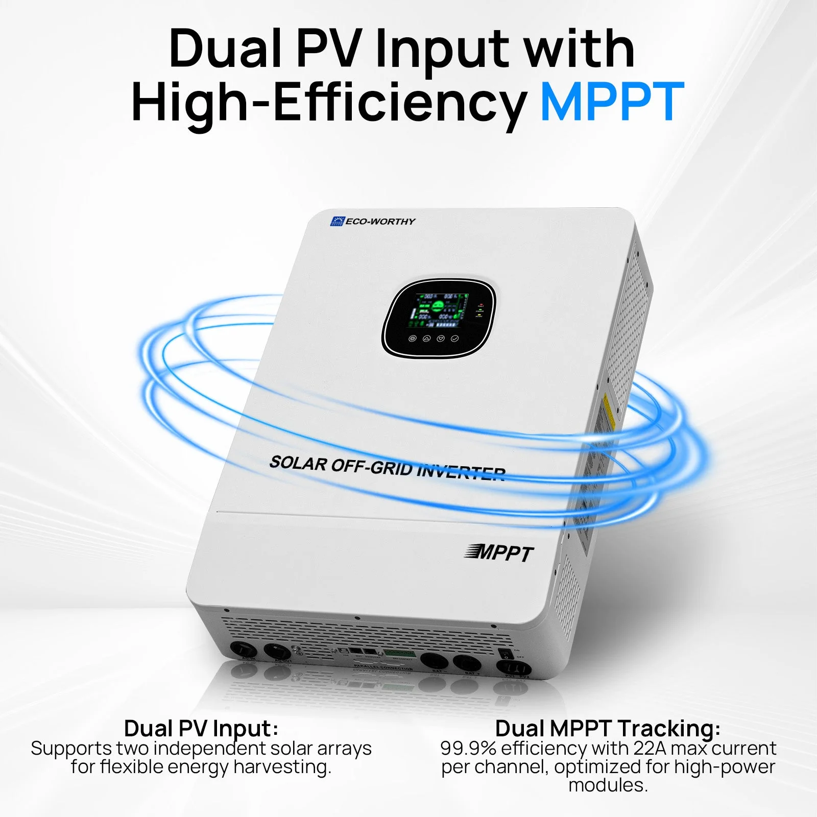 Eco-Worthy 10kW Home Backup Solar Power Bundle | PowerMega 314 51.2V 314Ah Battery and 48V 10000w Off Grid Inverter - Image 5