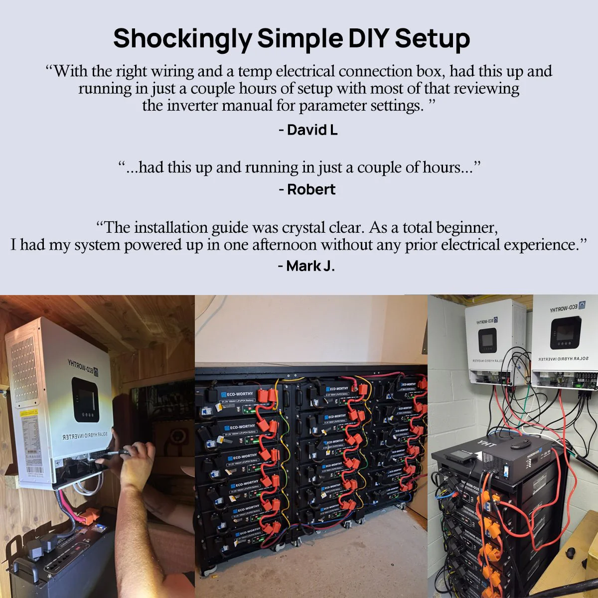 ECO-WORTHY 30.72kWh Home Backup Power with 48V LiFePO4 and 10kW Inverter - Image 8