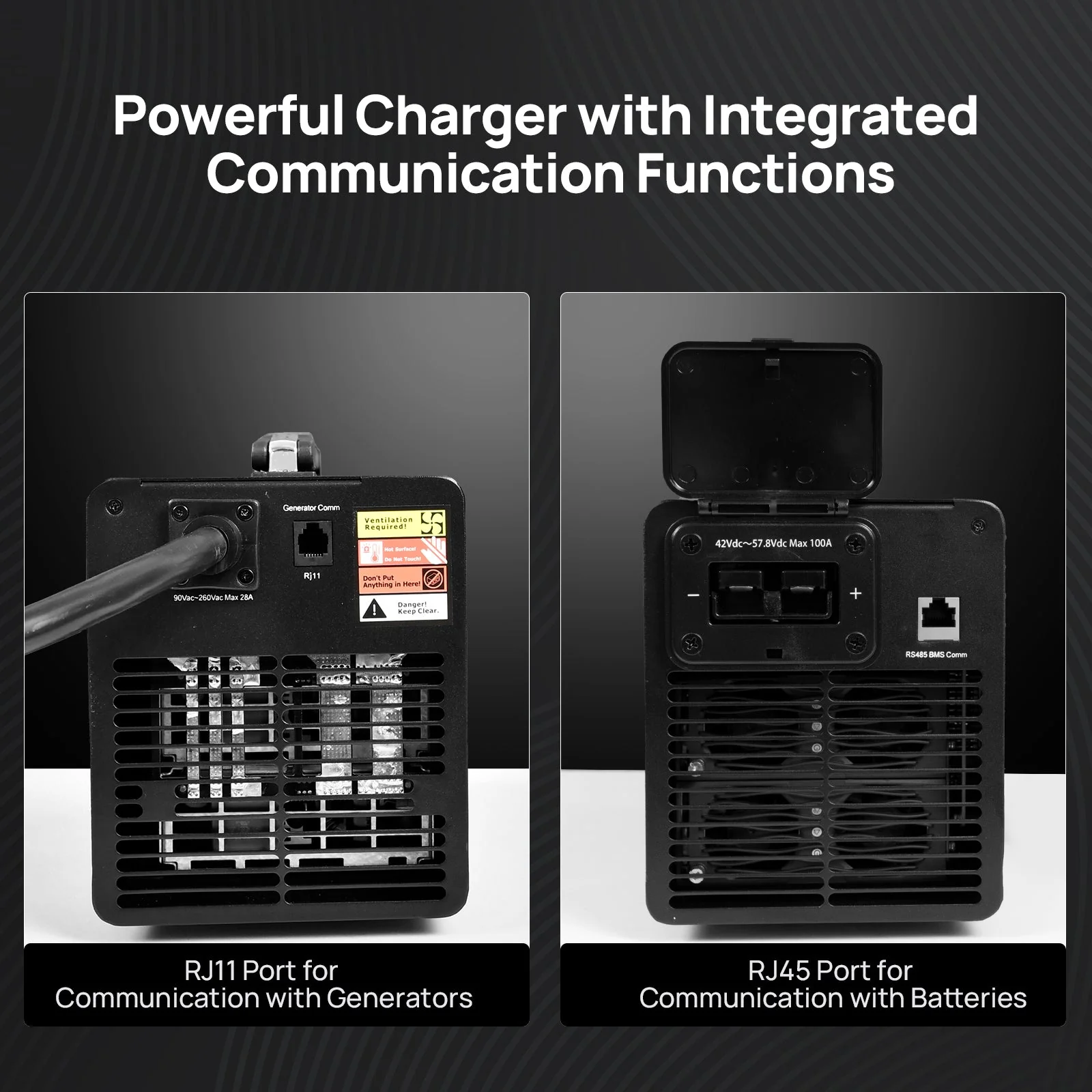 EC100 48V 100A Battery Charger | 5.78KW Max Output | Soft Start |120V 240V AC Input - Image 7